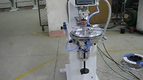 one color ink cup and inkwell pad printer with conveyor table