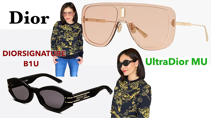 Dior Sunglasses Double Unboxing | UltraDior MU | DiorSignature B1U