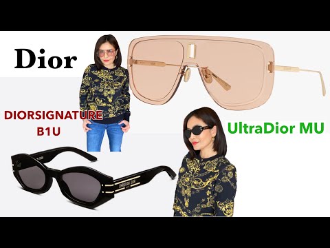 Dior Sunglasses Double Unboxing | UltraDior MU | DiorSignature B1U