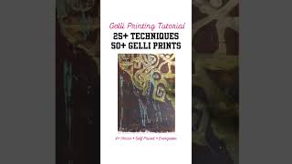 #gelliprinting #mixedmediaart #tutorial