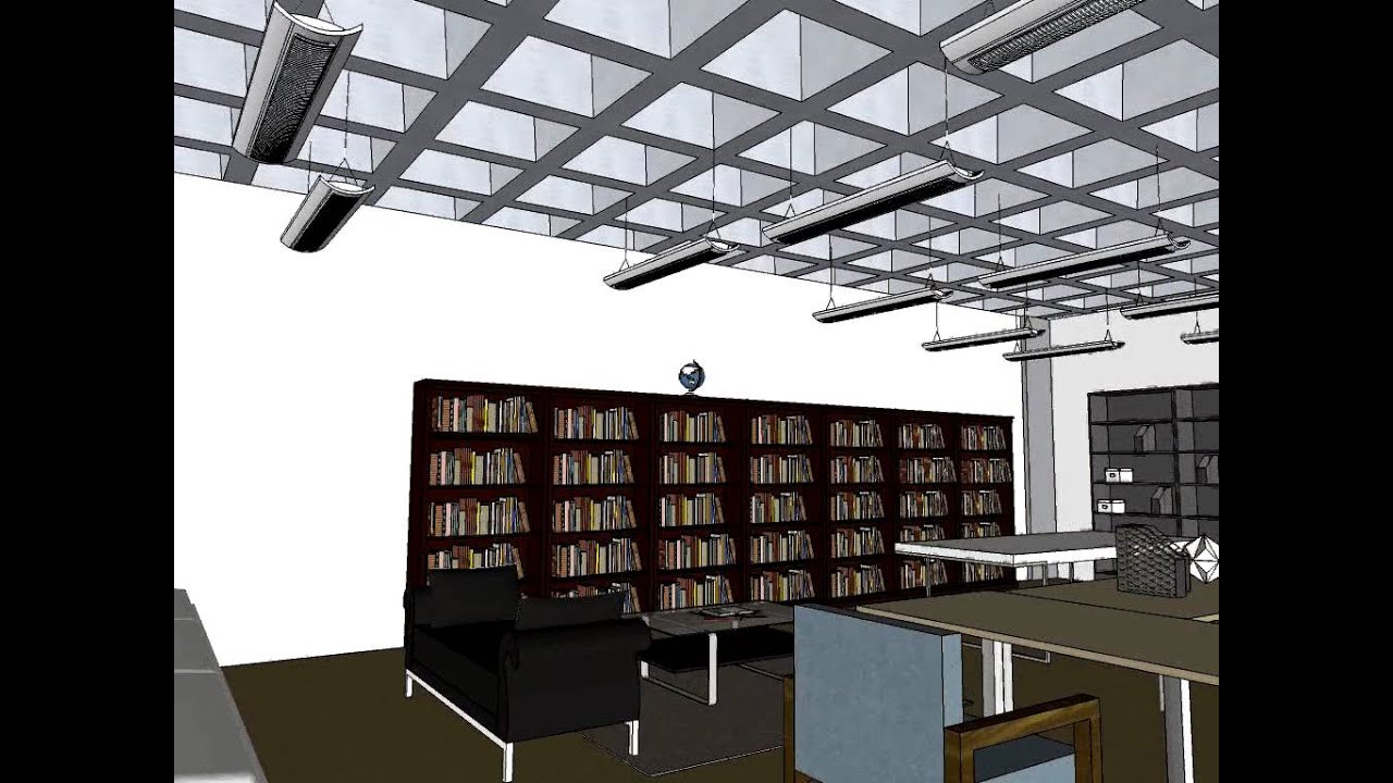 Kelsey SketchUp  Animation of the Library  and Conference 