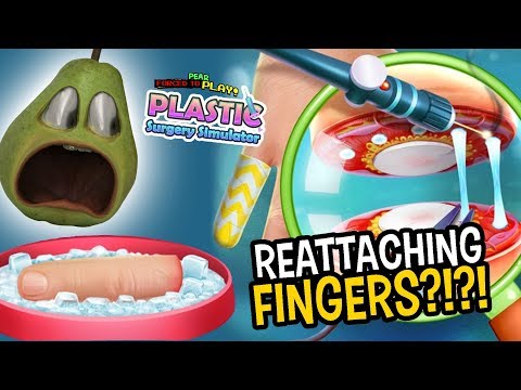 REATTACHING FINGERS?!?! | Pear Forced to Play Emergency Plastic Surgeon