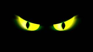 Halloween & Party Backgrounds - Spooky Green Eyes - Vj Loop 4K - 60Fps