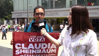 El pueblo apoya a Claudia Sheinbaum previo al cierre de campaña desde el Zócalo de la CDMX by La 4TV 340 views 12 hours ago 1 minute, 2 seconds