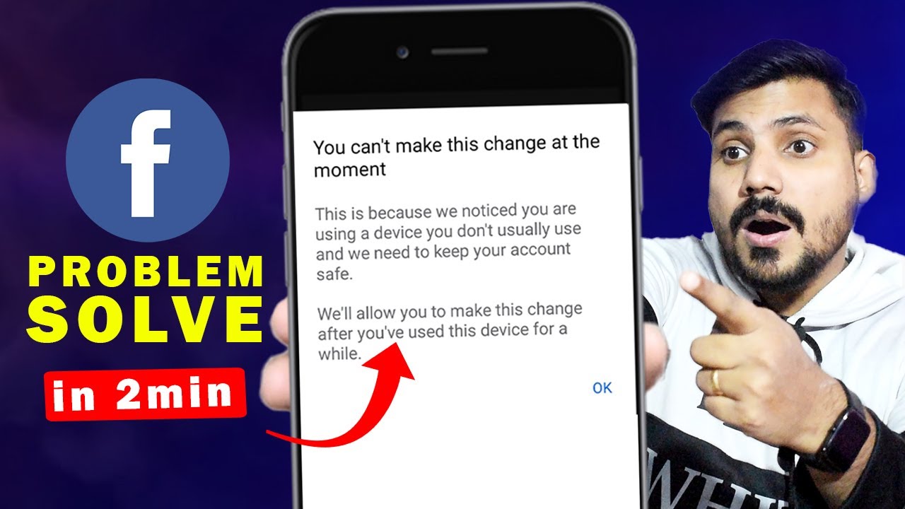 Remove Problem Facebook Number Remove Problem Solve | You Can't Make This Change at ...