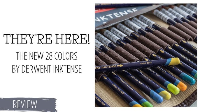 Derwent Inktense Pencil Set - Assorted Colors, Set of 100