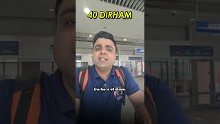 A separate metro to visit the Palm Island of Dubai #dubai #shorts #abudhabi