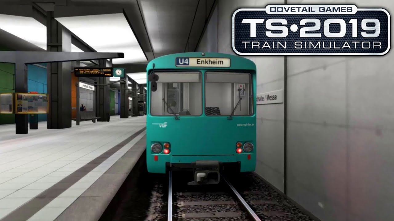 Train Simulator 2019 U Bahn Frankfurt 2 TS 2019 U Bahn Frankfurt V1 | Linie U4 - der Vergleich ☆ Let's Play