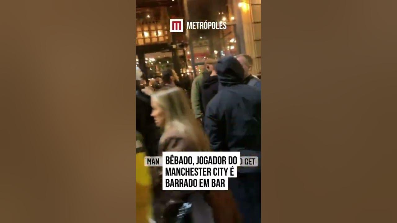 Bêbado, jogador do Manchester City é barrado em bar 