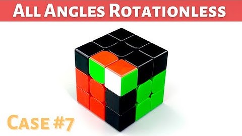 Solve This F2L Case Rotationless | Case #7 #f2ltips