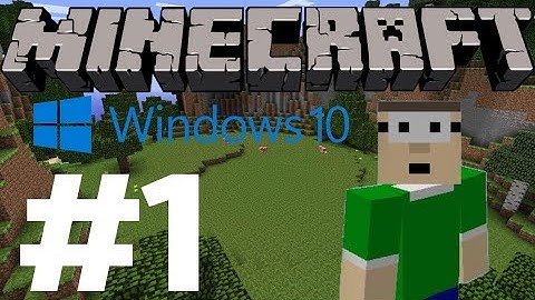 Minecraft (Windows 10) - Surviving the first night