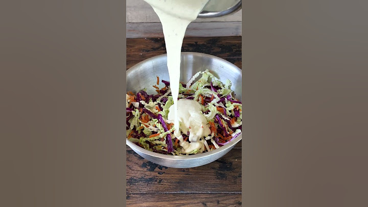 Creamy Southern style coleslaw