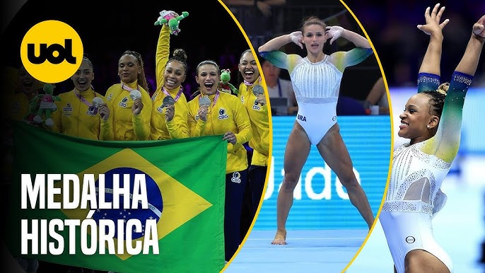 Brasil conquista a prata inédita no Mundial de Ginástica Artística