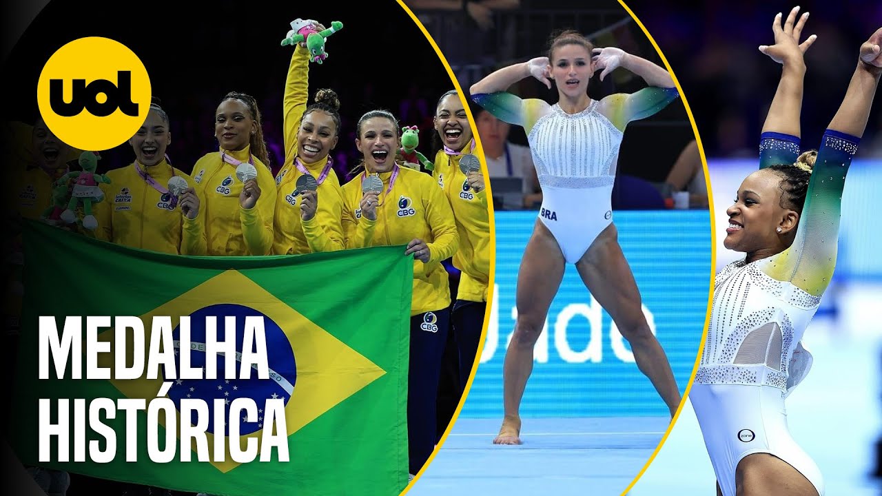 Seleção feminina de ginástica do Brasil conquista histórica prata no Mundial  da Antuérpia - Agência Olímpica