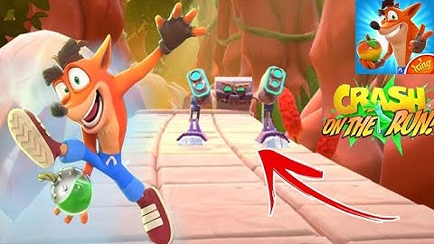 CRASH BANDICOOT ON THE RUN : NEW BOSS FROSTY MINI ROBOT DEFEAT