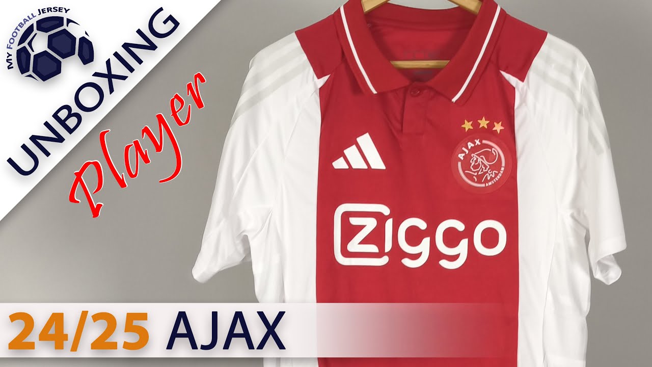 Ajax FC Home Jersey 24/25 (Kotofanss) Player Version Unboxing Review