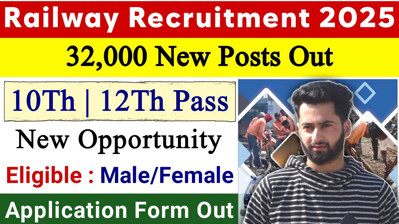 Railway Jobs 2025 | 10th Pass Railway Jobs | RRB Group d Vacancy 2025 | J&K Railway Recuritment 2025