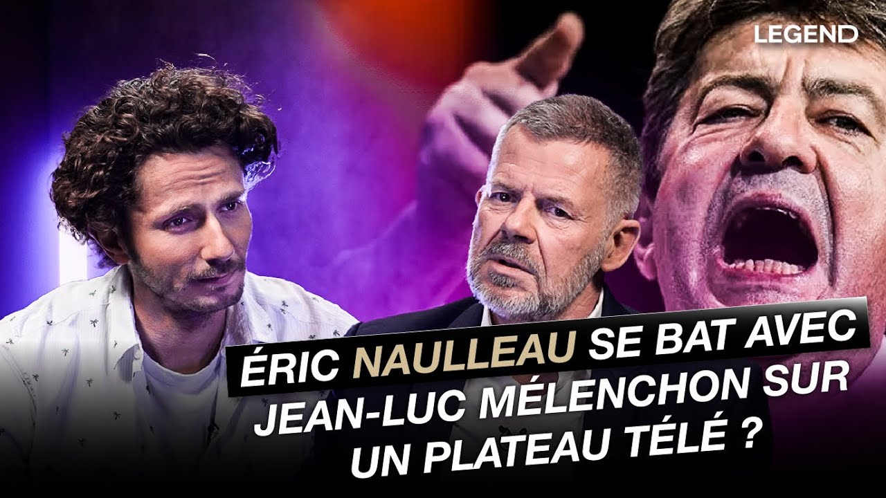 Éric Naulleau se bat avec Jean-Luc Mélenchon sur un plateau télé ?