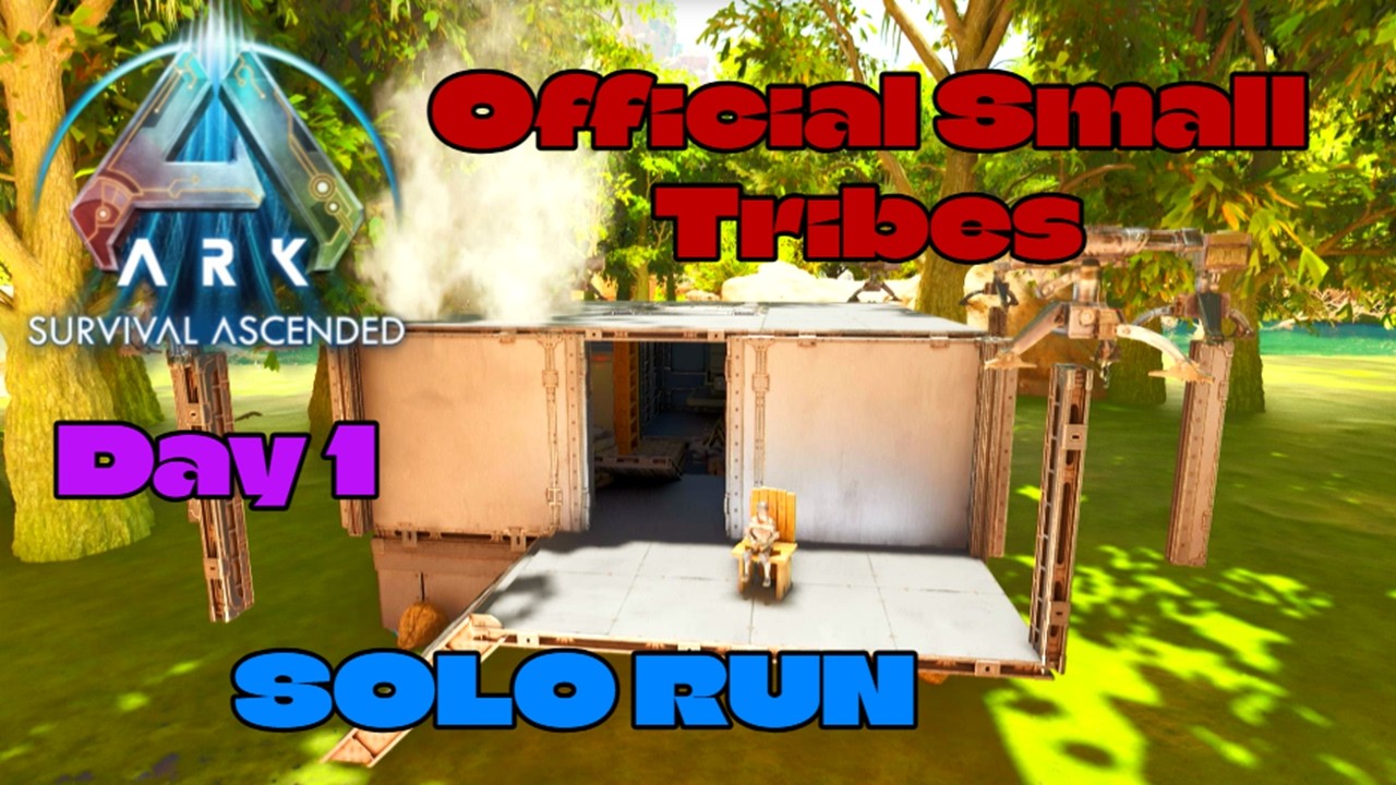 ARK: Official Small Tribes: Solo Run Day One