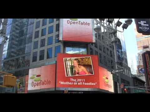 2011 Mother of All Foodies Feted in New York City's Times Square