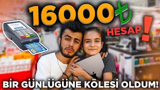 1 GÜNLÜĞÜNE KIZ KARDEŞİMİN KÖLESİ OLDUM ! | 16000 TL HESAP GİRDİ