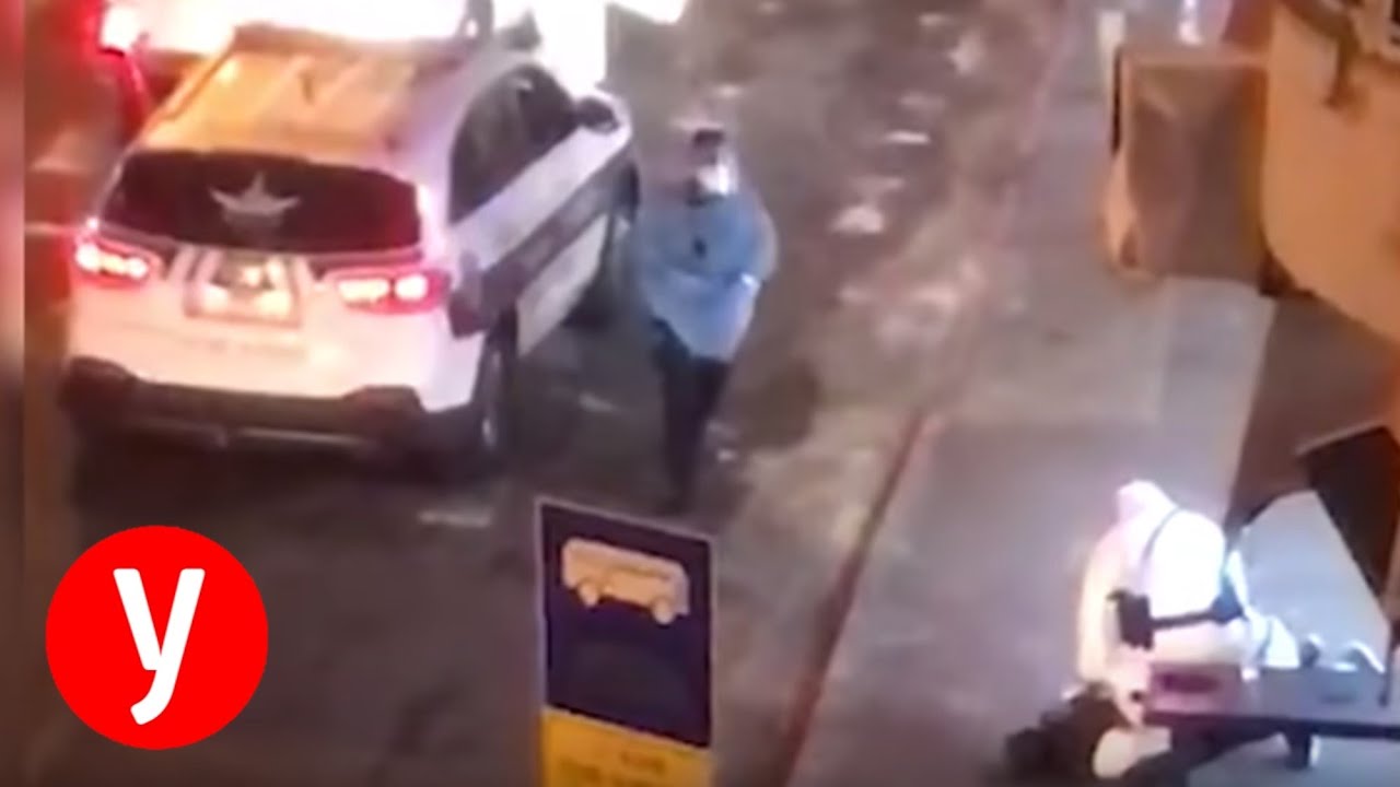 תיעוד: גבר מפר את הבידוד - ונעצר על ידי פקחי משטרת ישראל