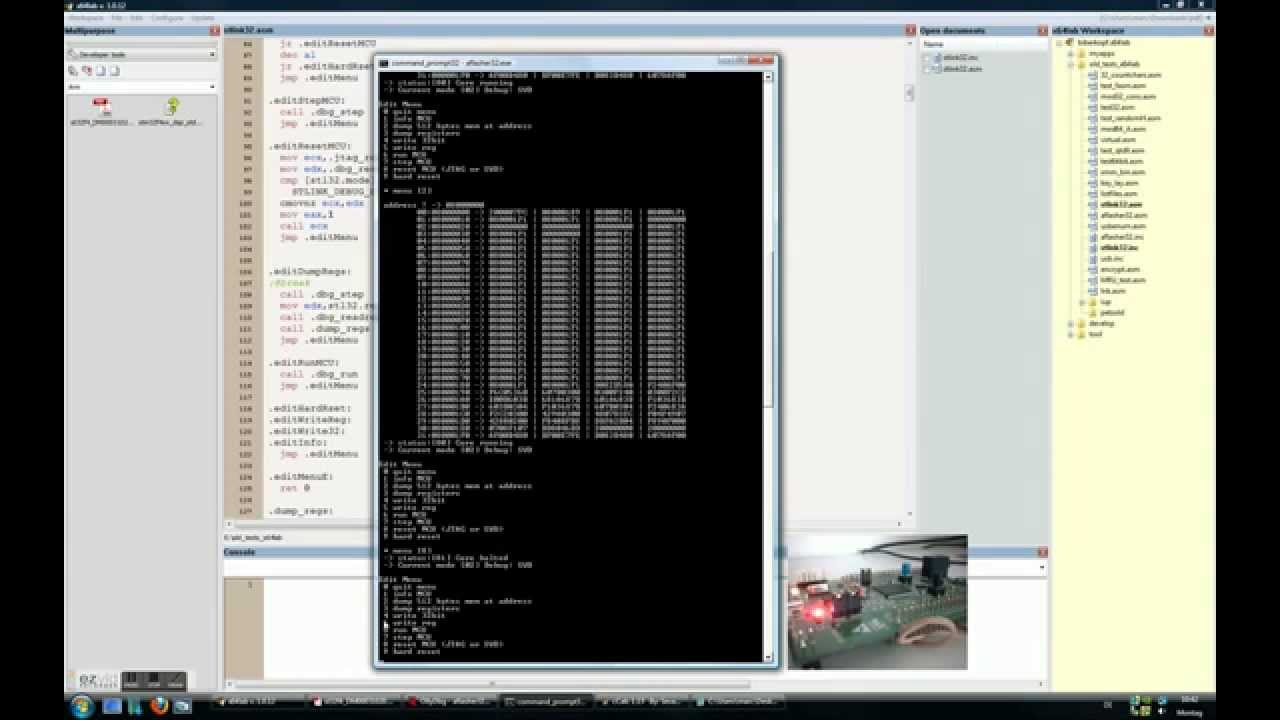 x64lab   on STM32F4 SWD debugging