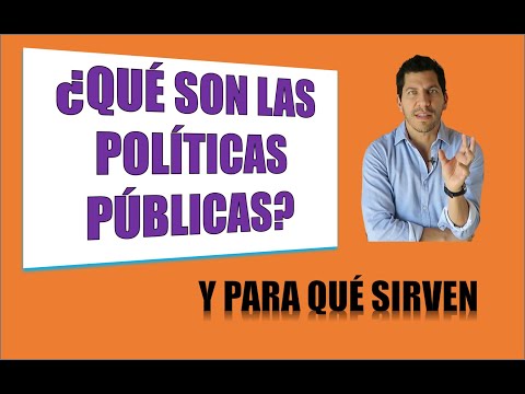 Video: Política pública: concepto, funciones y ejemplos