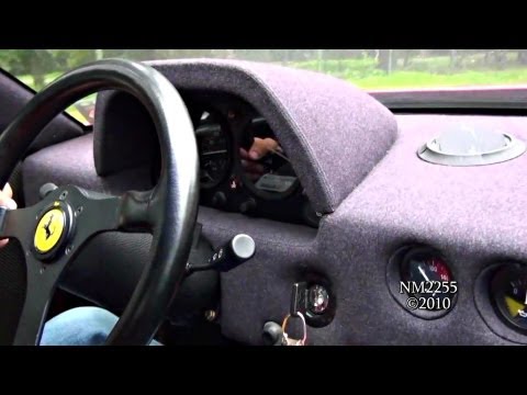 Ride in Ferrari F40 - Accelerations, Revs and More!