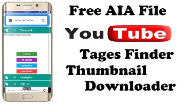 YouTube Thumbnail Downloader | Free Kodular AIA File | YouTube Tages Finder | Riyan Talks