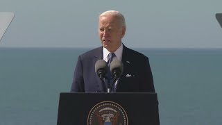 Biden returns to Normandy following DDay ceremonies, stresses need to defend democracy