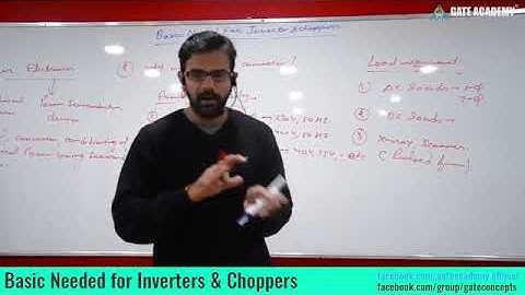 #GATE-2022 Basics for Inverters & Choppers Part 1   Power Electronics