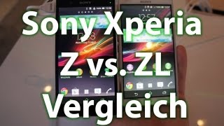 Vergleich: Sony Xperia Z vs. Xperia ZL