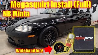 Megasquirt Install NB Miata  Full Installation and First Start!