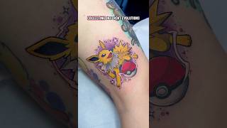Eeveelution tattoos! Matching &amp; mystery Pokemon tattoo day 💕