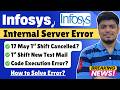 Infosys Internal Server Error | Code Execution Error | Infosys Off Campus 2026 Urgent News| Solution