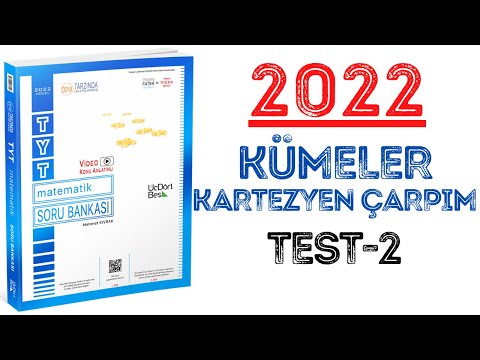 (2022)345 TYT MATEMATİK | KÜMELER-KARTEZYEN ÇARPIM TEST-2 | #yks2022 #tyt2022 #2022tayfa #345