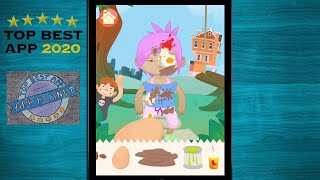 Dirty Kids - TOP Educational Game for Kids - Bath, Shower & Clothes - VERTICAL Video screenshot 2