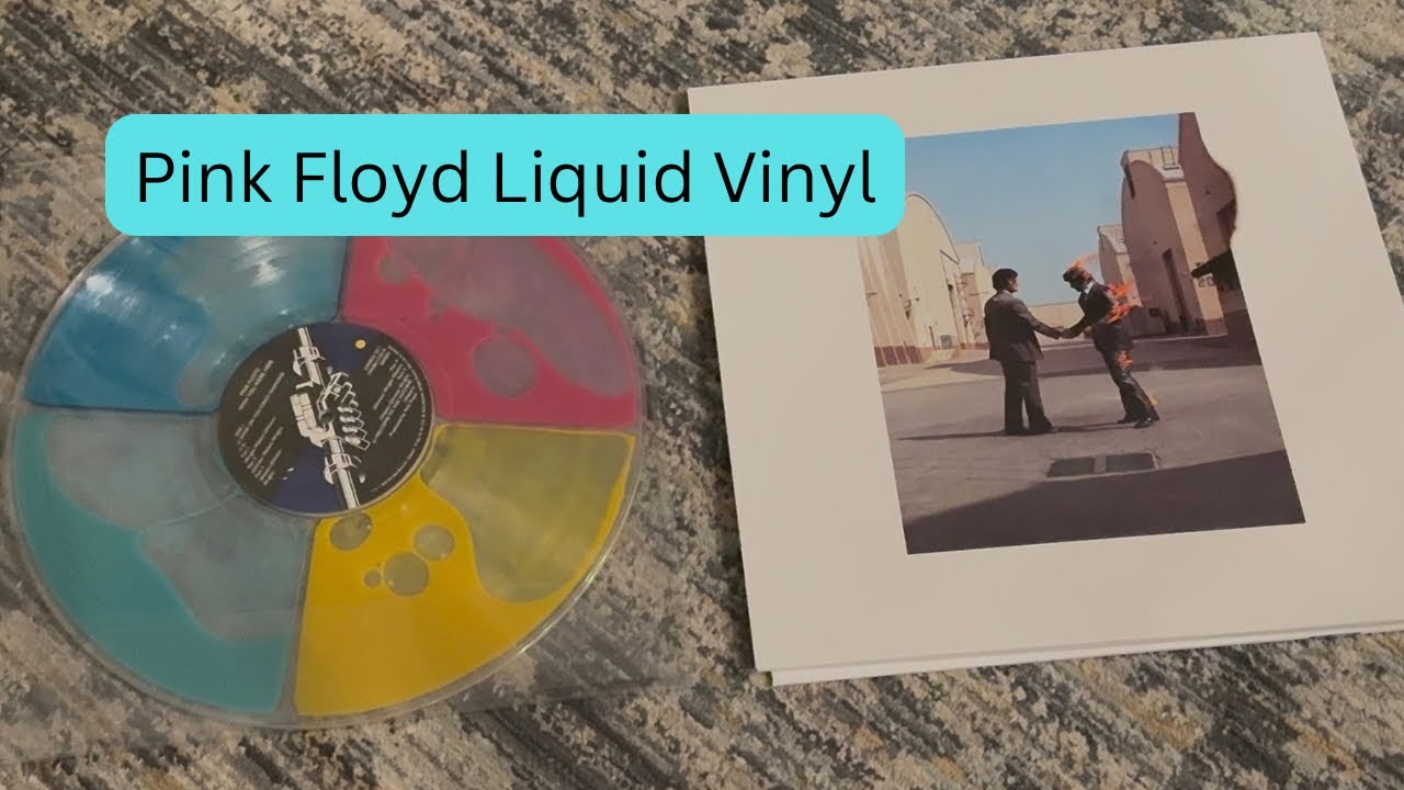 Pink Floyd wish you were here liquid vinyl unboxing. 