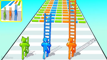 Ladder Master 3d - Gameplay All Levels Best Game (IOS, Android, iPhone) Satisfying Mobile Games.....