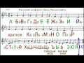 LEARN RUSSIAN LETTERS ♫ Sing Russian Alphabet Song ♫ Пойте русский алфавит