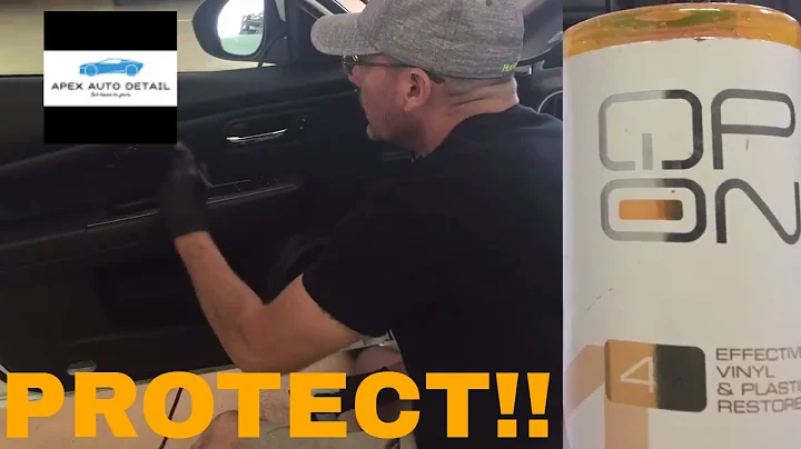 Protect the entire interior of your car or truck!! NEW PRODUCT!! QP ON 4.1 Vinyl-Plastic restorer.