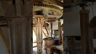 Inside a windmill.