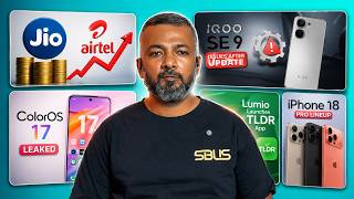 Jio &Airtel Hike, iqoo SE 9 update issues, Color OS 17 leaked, Lumio TLDR app, iphone 18 pro line-up screenshot 4