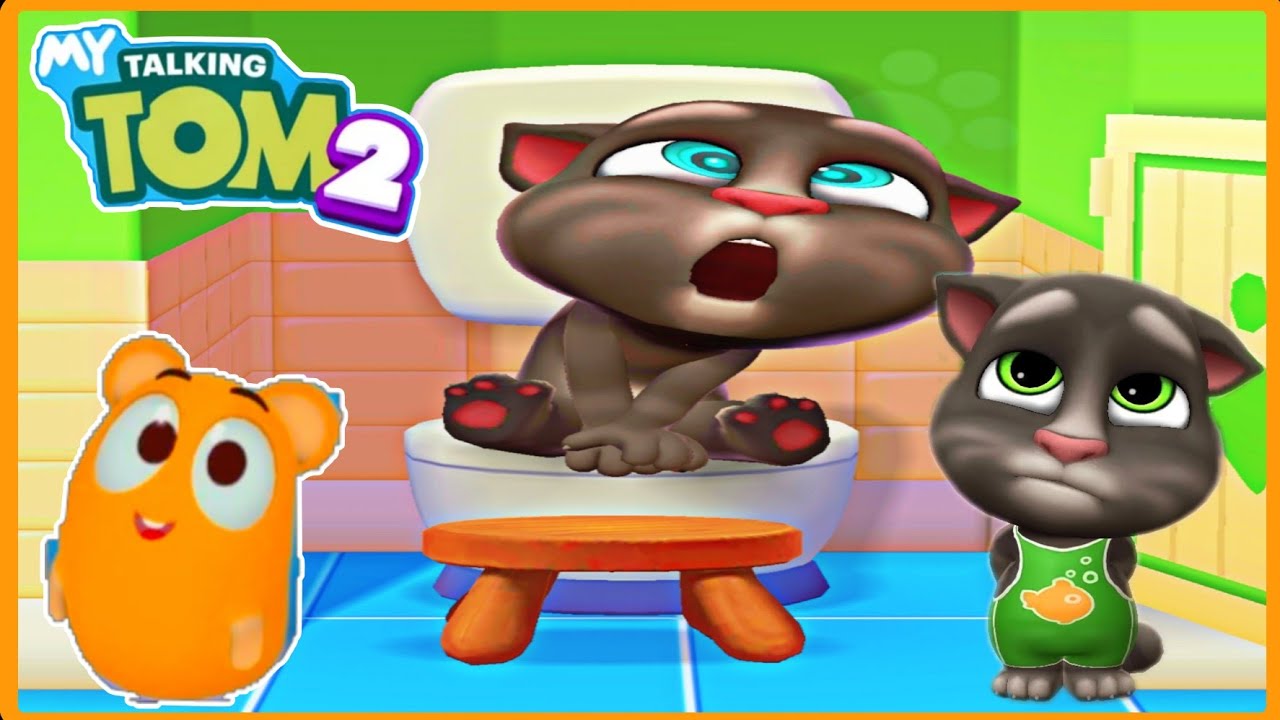 Bathroom buddy 💨 My Talking Tom 2 🤪 EP 3 @sitamanna - YouTube