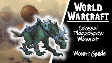 How to get the Colossal Plaquespew Mawrat mount guide - Shadowlands mount guides