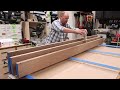 Building a giant conference table without a table saw