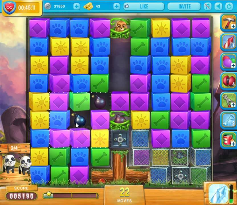 Pet Rescue Saga level 1107 no hammers 😈 ►TOBIAS DEAMON◄