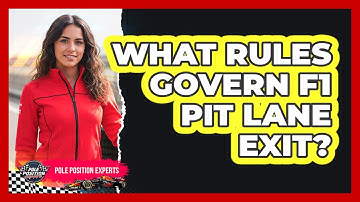 What Rules Govern F1 Pit Lane Exit?