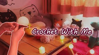 [105 Minutes] Crochet With Me #2 🧶 | LoFi Chill Music | Deep Focus ♡